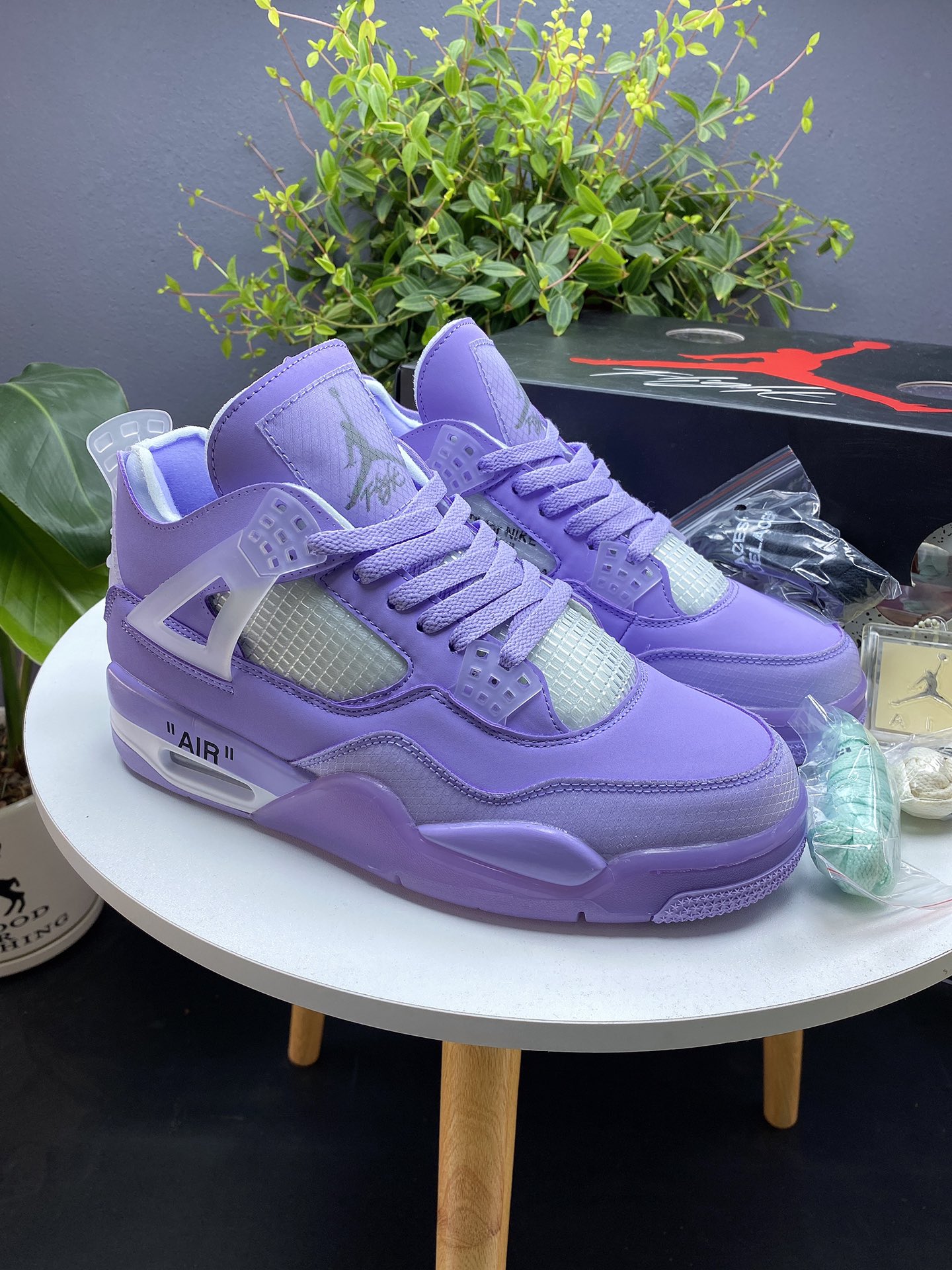 2021 Women Air Jordan 4 Cream Sail Shoes